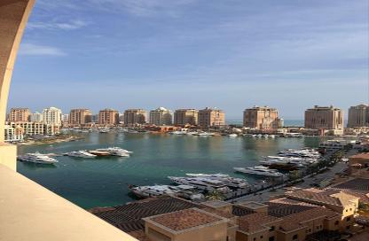 Apartment - 1 Bedroom - 2 Bathrooms for rent in East Porto Drive - Porto Arabia - The Pearl Island - Doha