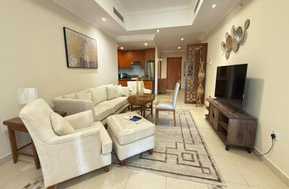 Apartment - 1 Bedroom - 2 Bathrooms for rent in East Porto Drive - Porto Arabia - The Pearl Island - Doha Apartment - 1 Bedroom - 2 Bathrooms for rent in East Porto Drive - Porto Arabia - The Pearl Island - Doha