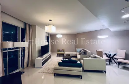 شقة - غرفة نوم - 2 حمامات للايجار في لوسيل ريسيدينس - منطقة المارينا - الوسيل