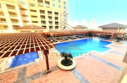 Apartment - 1 Bedroom - 2 Bathrooms for rent in Porto Arabia Townhouses - Porto Arabia - The Pearl Island - Doha