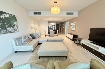 Apartment - 2 Bedrooms - 3 Bathrooms for rent in Burj DAMAC Marina - Marina District - Lusail