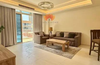 شقة - غرفة نوم - 2 حمامات للايجار في كريستال ريزيدنس - جزيرة جيوان - جزيرة اللؤلؤة - الدوحة