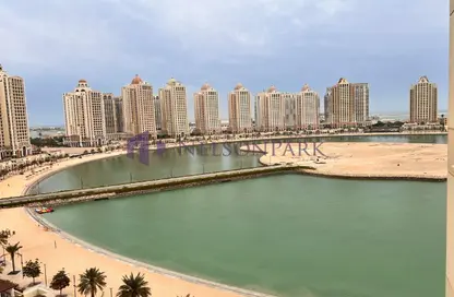 Apartment - 1 Bedroom - 2 Bathrooms for rent in Viva West - Viva Bahriyah - The Pearl Island - Doha