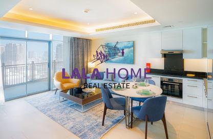 Apartment - 1 - 2 for rent in Abraj Bay - Abraj Quartiers - The Pearl Island - Doha