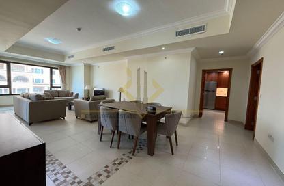 Apartment - 1 Bedroom - 3 Bathrooms for rent in West Porto Drive - Porto Arabia - The Pearl Island - Doha Apartment - 1 Bedroom - 3 Bathrooms for rent in West Porto Drive - Porto Arabia - The Pearl Island - Doha