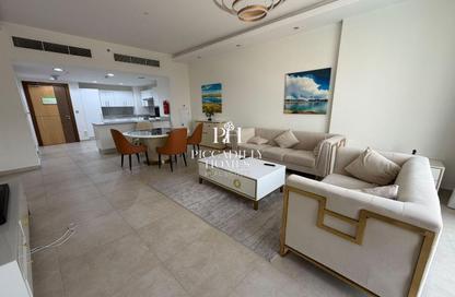 Apartment - 1 - 1 for rent in Lusail Marina Heights - Marina District - Lusail