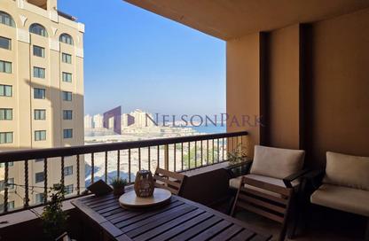 Apartment - 1 Bedroom - 2 Bathrooms for rent in East Porto Drive - Porto Arabia - The Pearl Island - Doha