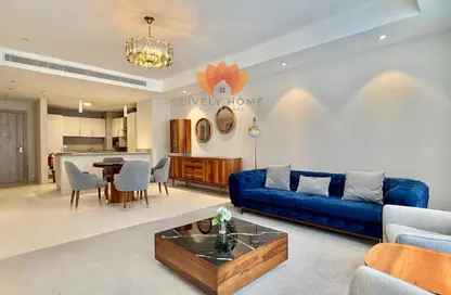 Apartment - 1 Bedroom - 2 Bathrooms for rent in Lusail Marina Heights - Marina District - Lusail