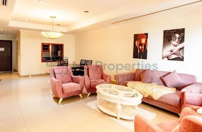 Apartment - 2 Bedrooms - 3 Bathrooms for rent in East Porto Drive - Porto Arabia - The Pearl Island - Doha