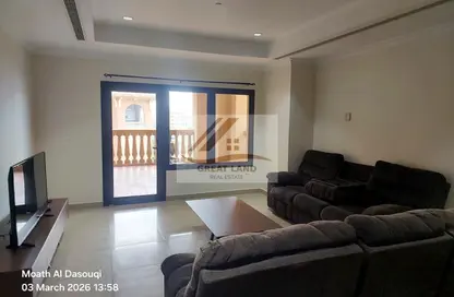 Apartment - 1 Bedroom - 2 Bathrooms for rent in Tower 13 - Porto Arabia - The Pearl Island - Doha