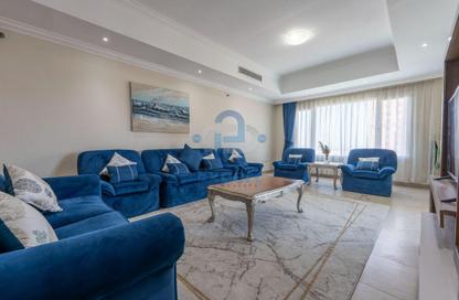 Apartment - 2 Bedrooms - 3 Bathrooms for rent in East Porto Drive - Porto Arabia - The Pearl Island - Doha