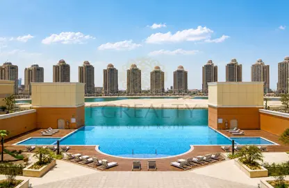 Apartment - 1 Bathroom for rent in Viva West - Viva Bahriyah - The Pearl Island - Doha