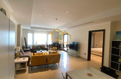 Apartment - 1 Bedroom - 2 Bathrooms for rent in East Porto Drive - Porto Arabia - The Pearl Island - Doha Apartment - 1 Bedroom - 2 Bathrooms for rent in East Porto Drive - Porto Arabia - The Pearl Island - Doha