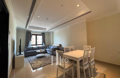 Apartment - 1 Bedroom - 2 Bathrooms for rent in East Porto Drive - Porto Arabia - The Pearl Island - Doha