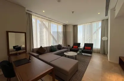 شقق فندقية - 3 غرف نوم - 4 حمامات للايجار في برج وست باي - الخليج الجنوبي - الخليج الغربي - الدوحة