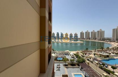 Apartment - 1 Bedroom - 2 Bathrooms for rent in Viva West - Viva Bahriyah - The Pearl Island - Doha