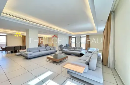 (بنتهاوس  (روف - 5 غرف نوم - 6 حمامات للايجار في منتجع الجسار - الخليج الغربي - الدوحة