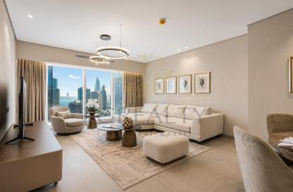 Apartment - 2 Bedrooms - 3 Bathrooms for rent in West Bay Tower - West Bay - West Bay - Doha