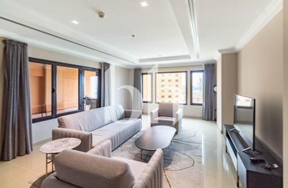 Apartment - 1 Bedroom - 2 Bathrooms for rent in West Porto Drive - Porto Arabia - The Pearl Island - Doha Apartment - 1 Bedroom - 2 Bathrooms for rent in West Porto Drive - Porto Arabia - The Pearl Island - Doha