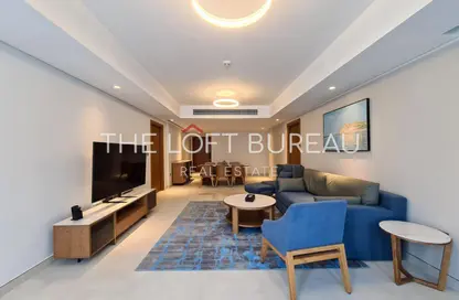 Apartment - 2 Bedrooms - 4 Bathrooms for rent in La Plage Centrale - La Plage - The Pearl Island - Doha