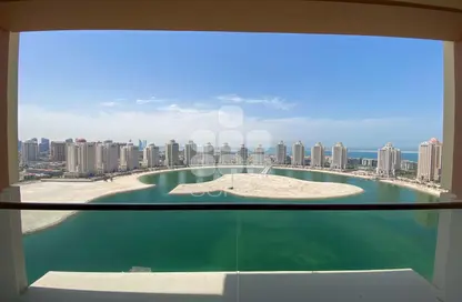 Apartment - 1 Bedroom - 2 Bathrooms for rent in Al Mutahidah Tower - Viva Bahriyah - The Pearl Island - Doha