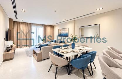 Apartment - 1 - 2 for rent in Lusail Marina Heights - Marina District - Lusail