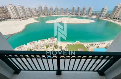 Apartment - 2 Bedrooms - 3 Bathrooms for rent in Viva West - Viva Bahriyah - The Pearl Island - Doha