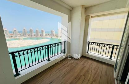 Apartment - 2 Bedrooms - 3 Bathrooms for rent in Viva West - Viva Bahriyah - The Pearl Island - Doha
