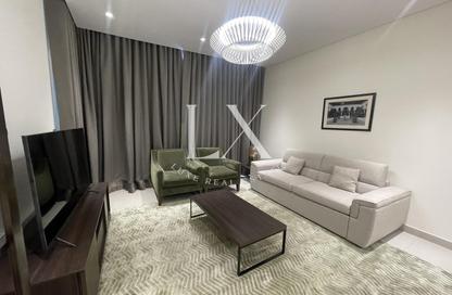 Apartment - 1 - 2 for rent in Lusail Marina Heights - Marina District - Lusail