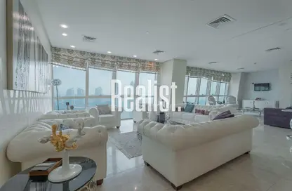 Apartment - 3 Bedrooms - 4 Bathrooms for rent in Zig Zag Tower B - Zig Zag Towers - West Bay - Doha