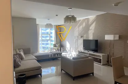 Apartment - 2 Bedrooms - 3 Bathrooms for rent in Lusail Marina Heights - Marina District - Lusail