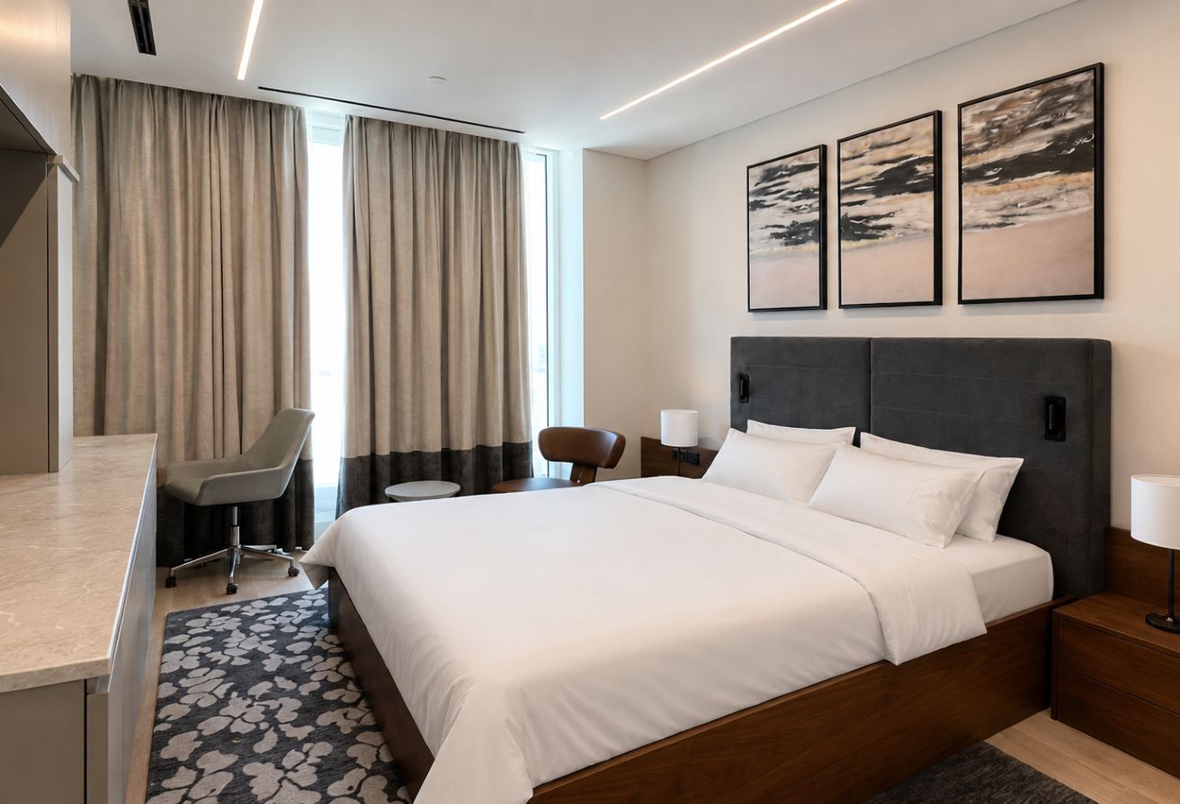 Lusail higher floor 3 bhk | closed kitchen  14.5k thumbnail 11