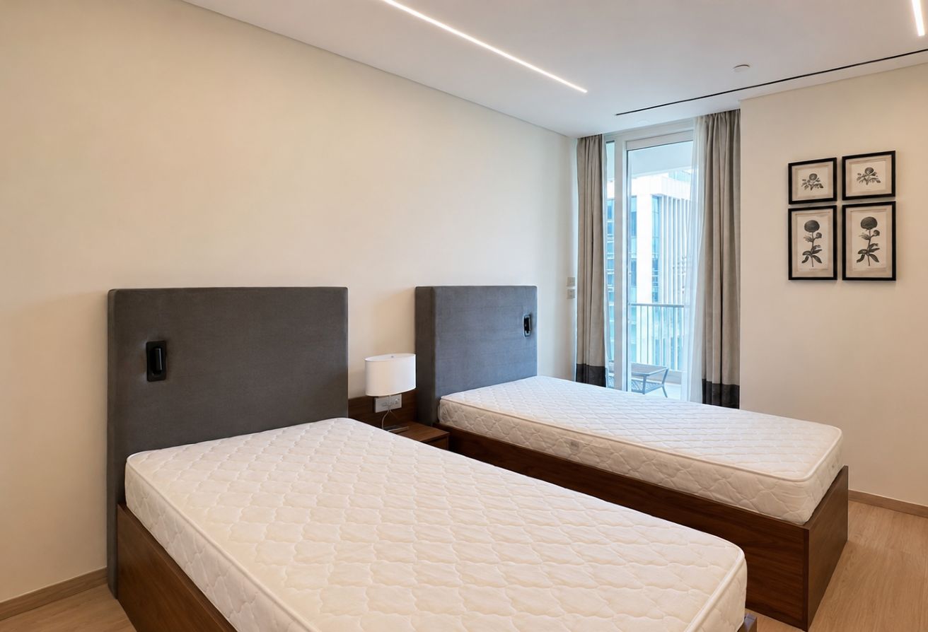 Lusail higher floor 3 bhk | closed kitchen  14.5k thumbnail 4