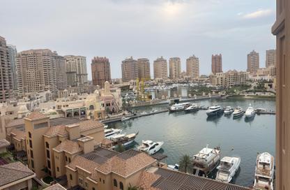 شقة - غرفة نوم - 2 حمامات للايجار في طريق بورتو الشرقي - بورتو أرابيا - جزيرة اللؤلؤة - الدوحة