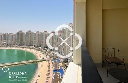 Apartment - 1 Bedroom - 2 Bathrooms for rent in Viva East - Viva Bahriyah - The Pearl Island - Doha Apartment - 1 Bedroom - 2 Bathrooms for rent in Viva East - Viva Bahriyah - The Pearl Island - Doha