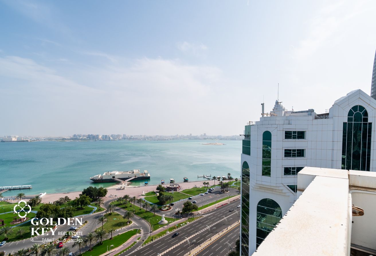 Sea View | Office Space with Balcony | West bay