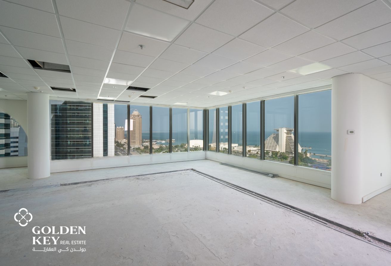 Sea View | Office Space with Balcony | West bay