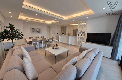 Apartment - 2 Bedrooms - 3 Bathrooms for rent in Seef Lusail Tower 1 - Seef Lusail - Lusail City - Lusail