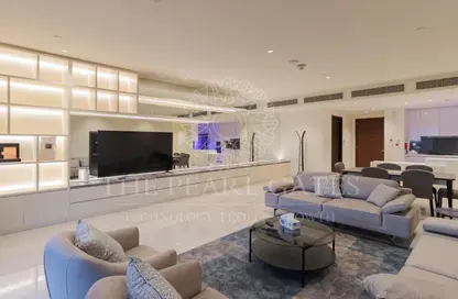 Apartment - 2 Bedrooms - 4 Bathrooms for rent in Seef Lusail Tower 1 - Seef Lusail - Lusail City - Lusail