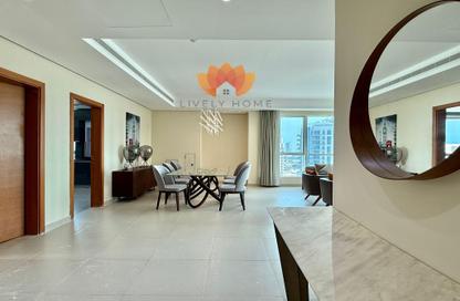 Apartment - 2 Bedrooms - 3 Bathrooms for rent in Lusail Residence - Marina District - Lusail