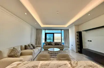 Apartment - 2 Bedrooms - 3 Bathrooms for rent in Lusail Marina Heights - Marina District - Lusail