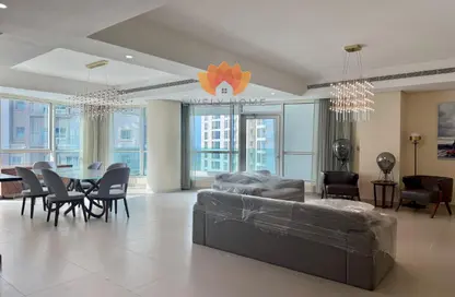 Apartment - 1 Bedroom - 2 Bathrooms for rent in Lusail Marina Heights - Marina District - Lusail