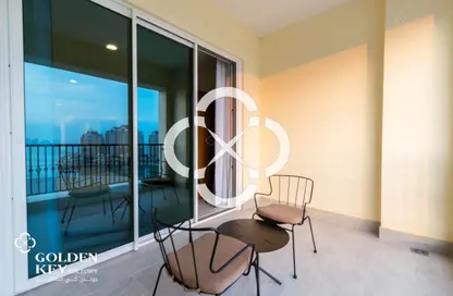 Apartment - Studio - 1 Bathroom for rent in Viva East - Viva Bahriyah - The Pearl Island - Doha