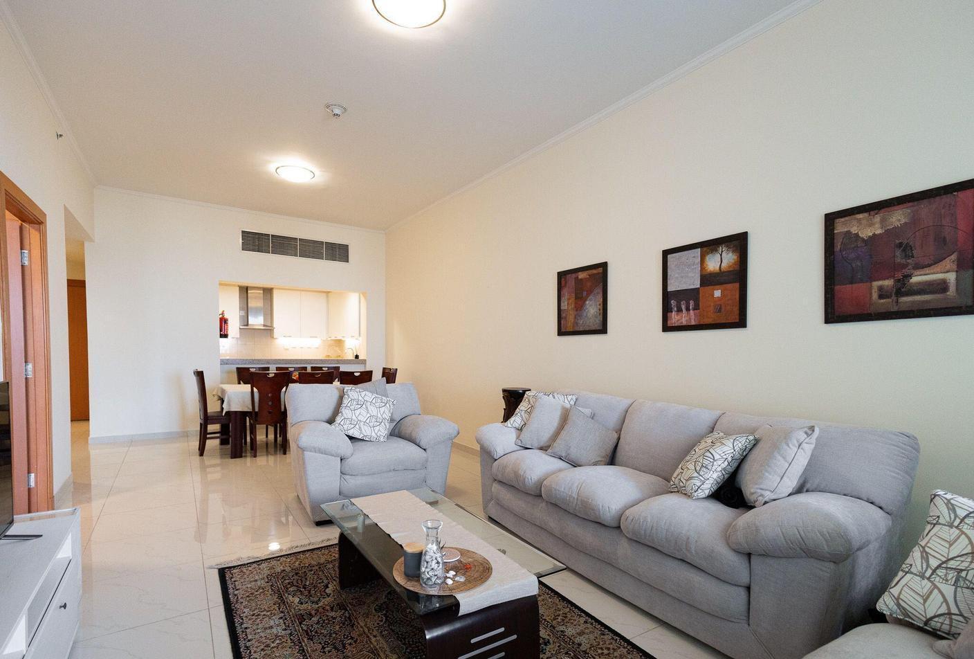 Stunning 1BR with 2 Balconies | FF | Viva Bahriya
