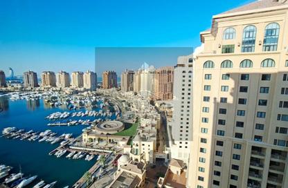 Apartment - 1 Bedroom - 2 Bathrooms for rent in East Porto Drive - Porto Arabia - The Pearl Island - Doha