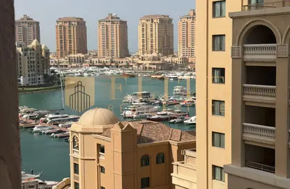 شقة - غرفة نوم - 2 حمامات للايجار في مارينا 44 باي ذا بيرل غيتس - مدينة اللسيل - الوسيل