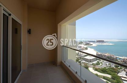 Apartment - 1 - 2 for rent in Al Mutahidah Tower - Viva Bahriyah - The Pearl Island - Doha