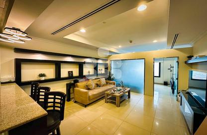 Apartment - Studio - 1 Bathroom for rent in Tower 14 - Porto Arabia - The Pearl Island - Doha