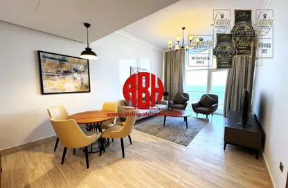 Apartment - 1 Bedroom - 2 Bathrooms for rent in Marina Tower 21 - Marina District - Lusail Apartment - 1 Bedroom - 2 Bathrooms for rent in Marina Tower 21 - Marina District - Lusail
