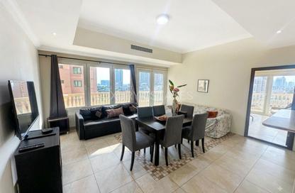 Apartment - 1 Bedroom - 2 Bathrooms for rent in East Porto Drive - Porto Arabia - The Pearl Island - Doha